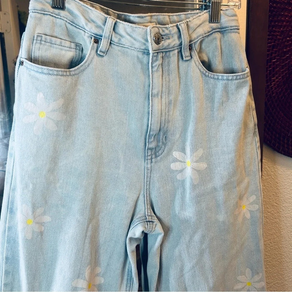 PacSun Eco Light Blue Daisy 90’s Boyfriend Jeans size 27 - Picture 4 of 12